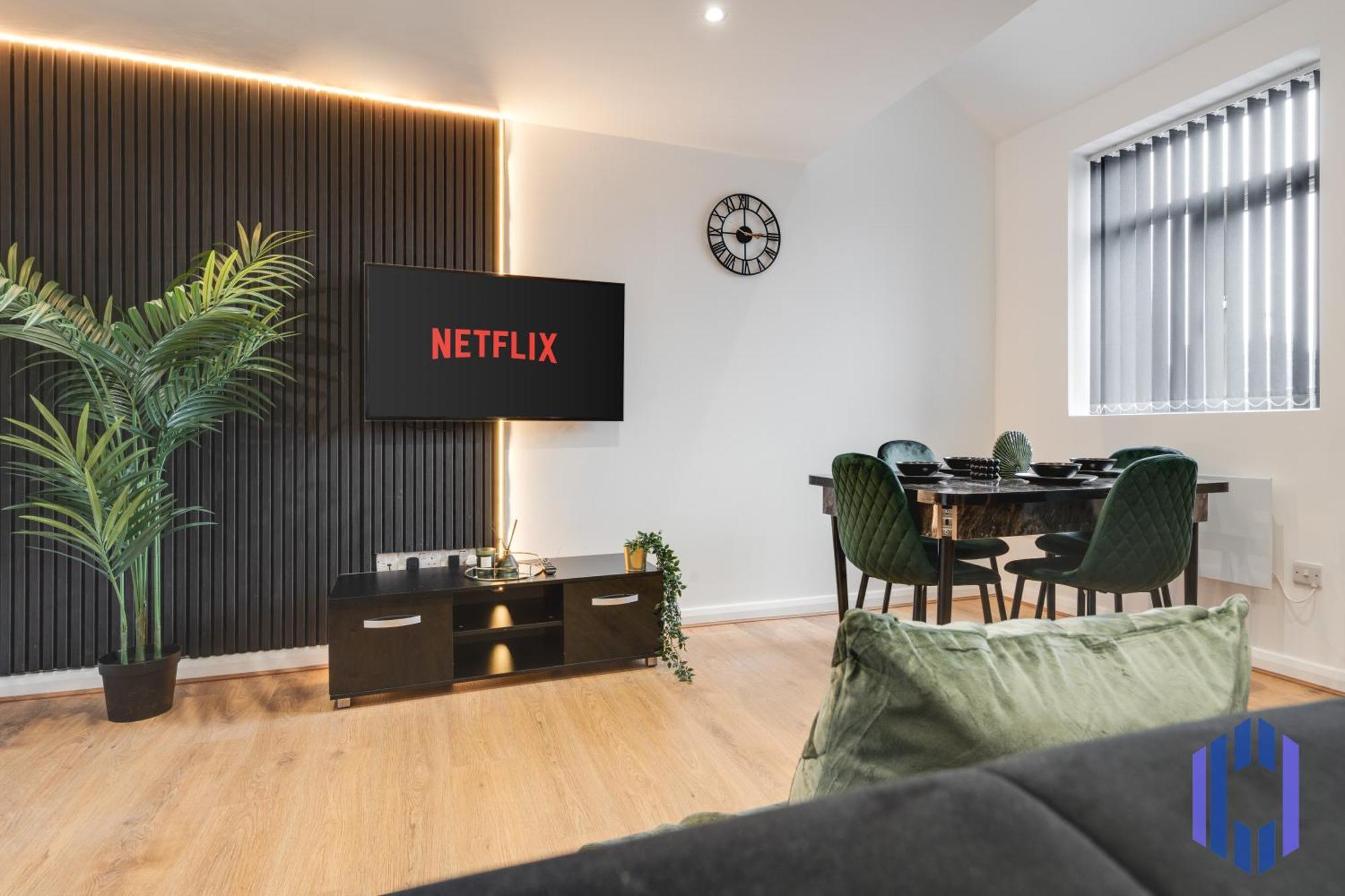 Apartamento Sophisticated & Stylish Flat Near Airport - Sleeps 9 Manchester