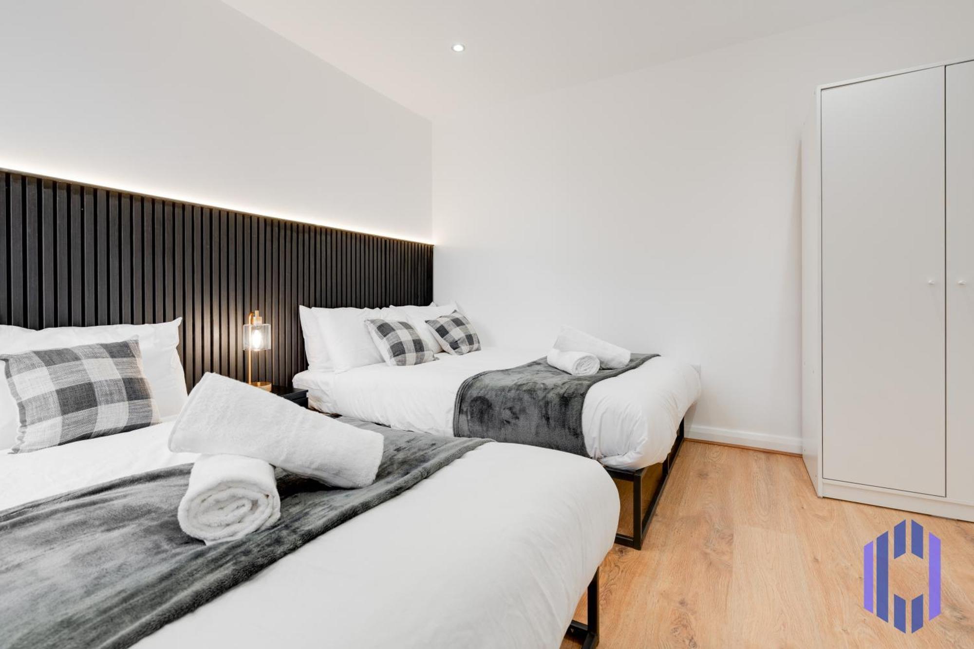 Apartamento Sophisticated & Stylish Flat Near Airport - Sleeps 9 Manchester